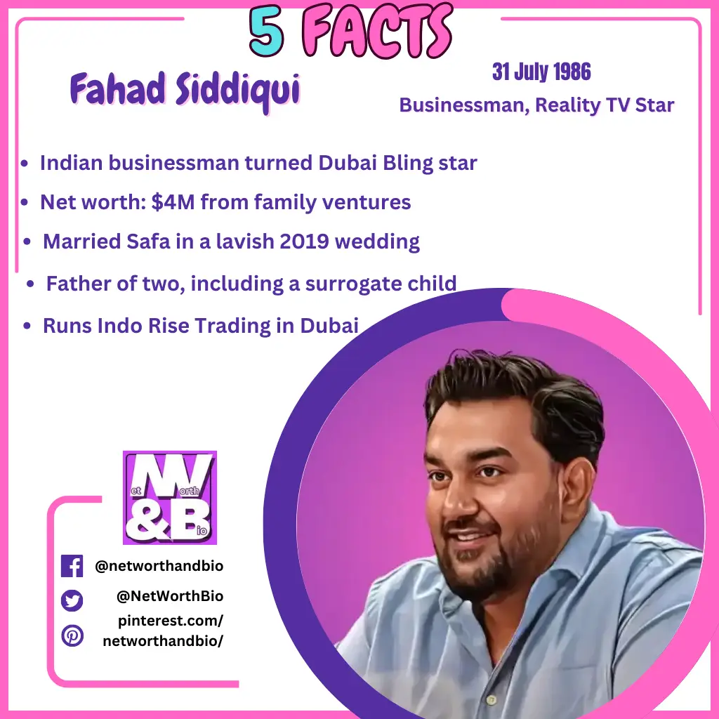 Fahad Siddiqui 5 Facts